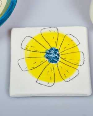 Coaster Set – Lemon Set 4pcs