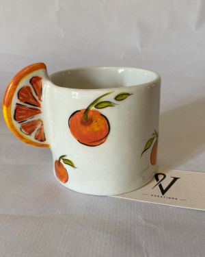 Φλυτζανάκι Ελληνικού -με πορτοκαλι