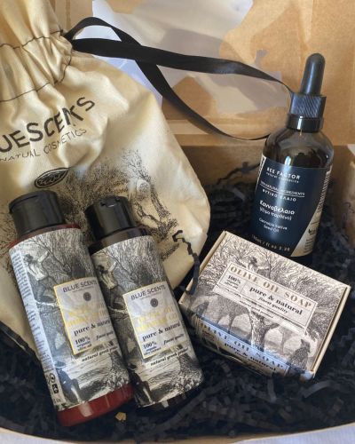 ”Ανδρική  Λάμψη ” -Κουτί  Φροντίδας  Με Ελαιόλαδο