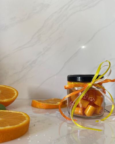 ”Χειροποίητες Μπομπονιέρες” – Πορτοκαλί