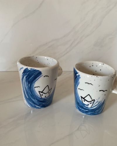 Φλυτζανάκι Ελληνικού μίνι – Το Κύμα