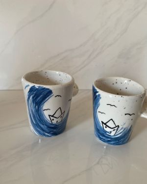 Φλυτζανάκι Ελληνικού μίνι – Το Κύμα