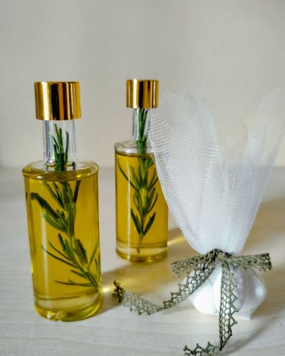 Μπομπονιέρα μπουκάλι με ελαιόλαδο ”
