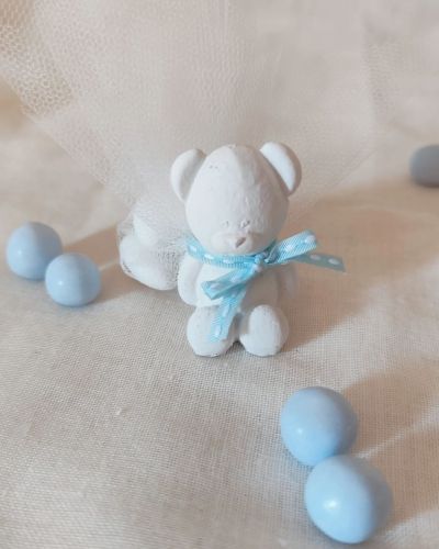 ”Χειροποίητη Μπομπονιέρα σε σχημα αρκουδάκι ”