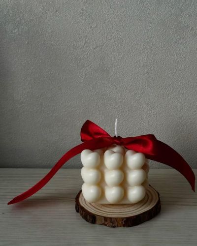 Μπομπονιέρα Βάπτισης Bubble Κερί